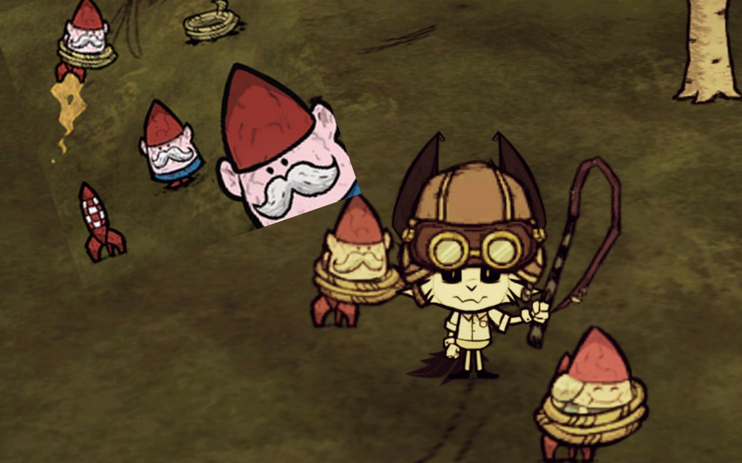 饥荒:如果可以把地精捆绑起来.