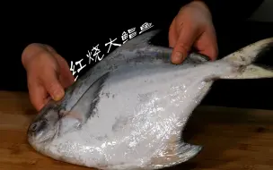 Download Video: 红烧大鲳鱼年夜饭压轴菜，大海鲜做法讲究上桌光彩夺目，鲜嫩入味