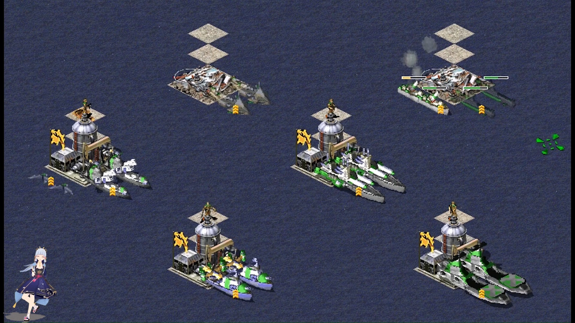 油田的爆炸效果