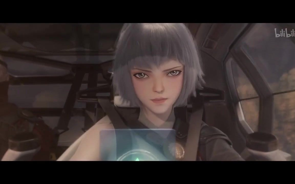 【灵笼】神秘金主出现,白毛小姐姐飙车_哔哩哔哩_bilibili