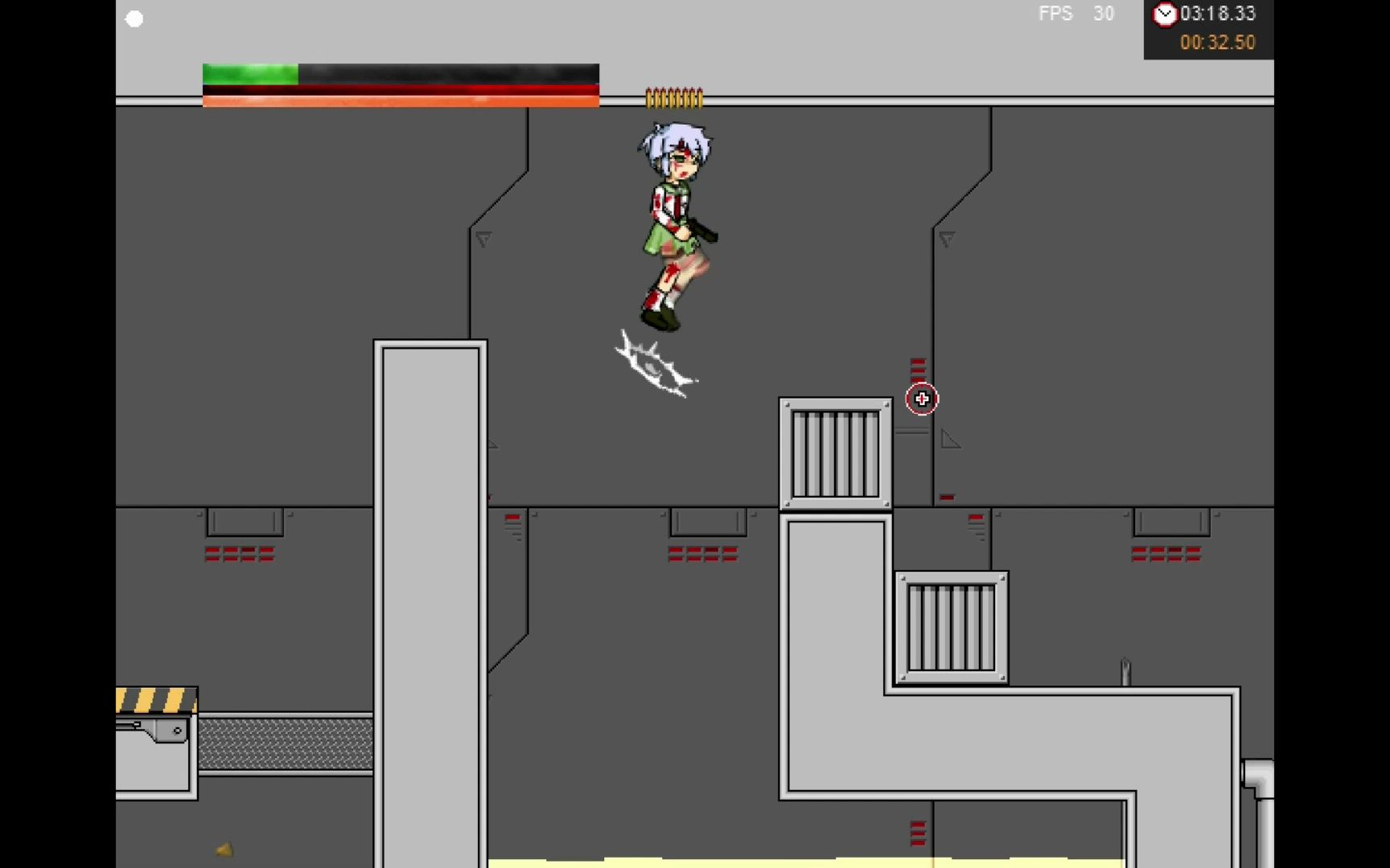 crackle cradle魔改版第一章 奈奈一命通关 纯手枪 敌人全灭