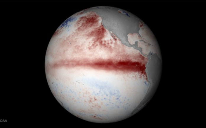 [图]NASA中文，观测2015年的厄尔尼诺现象 @柚子木字幕组