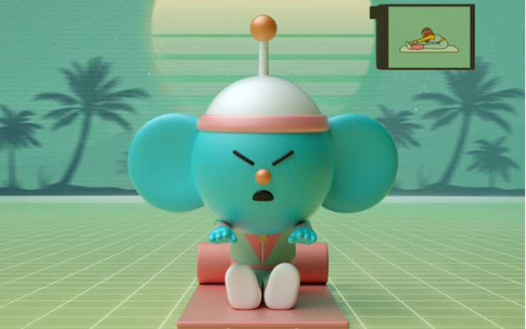 momoplanet盲盒第三季sportslife运动生活no02momoyoga