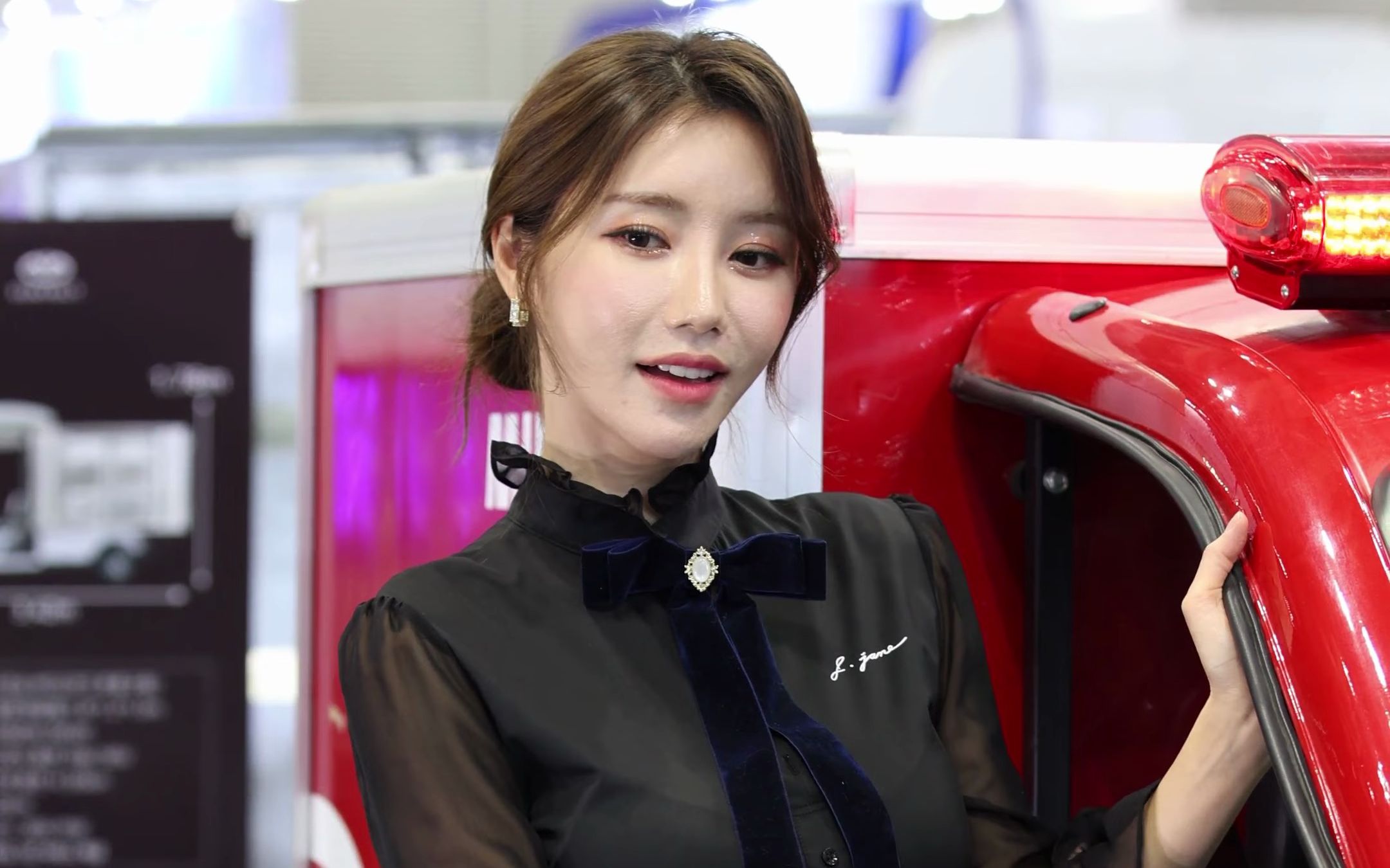 2022 korea golf industry show 模特 林率雅