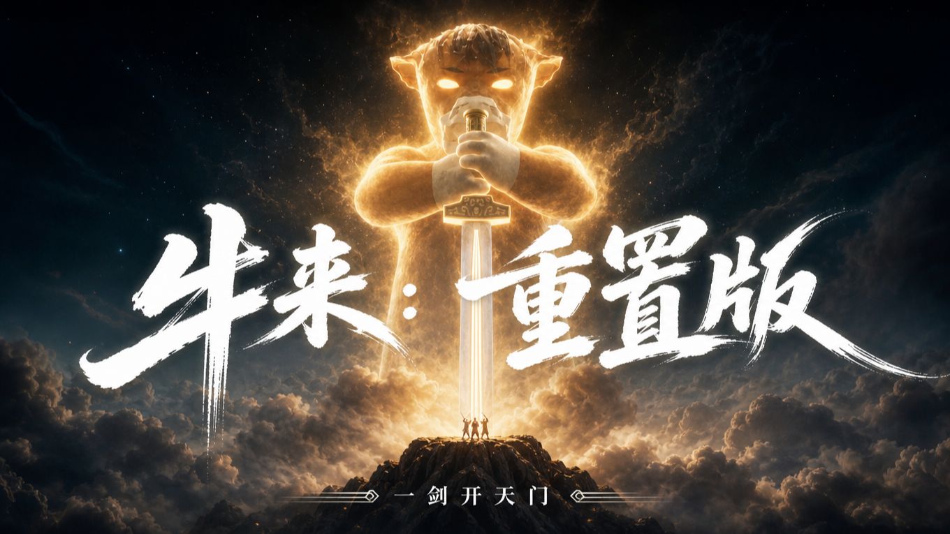 耗时18000秒制作【牛来 · 重置版】 【AI全民制作人】