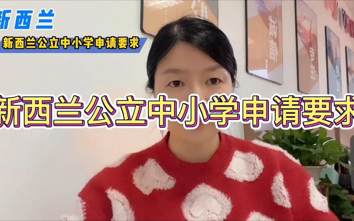 新西兰公立中小学申请要求哔哩哔哩bilibili