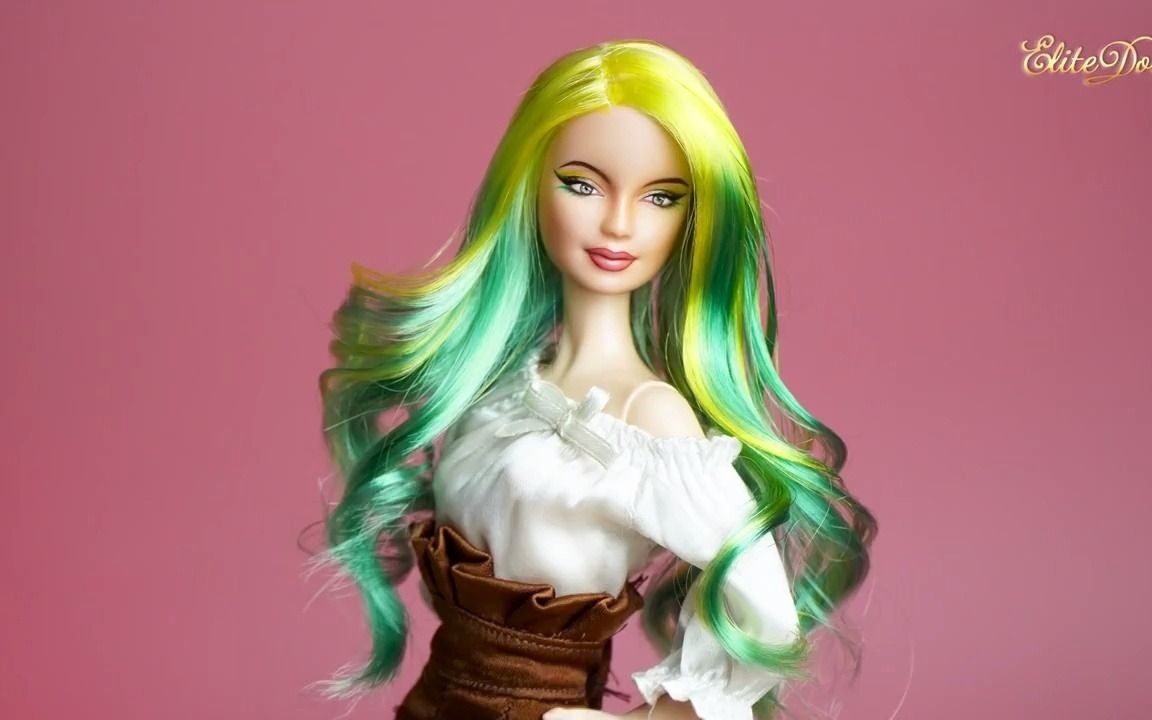 【转载】大神elite dolls改芭比娃娃系列之时尚发型 easy barbie doll