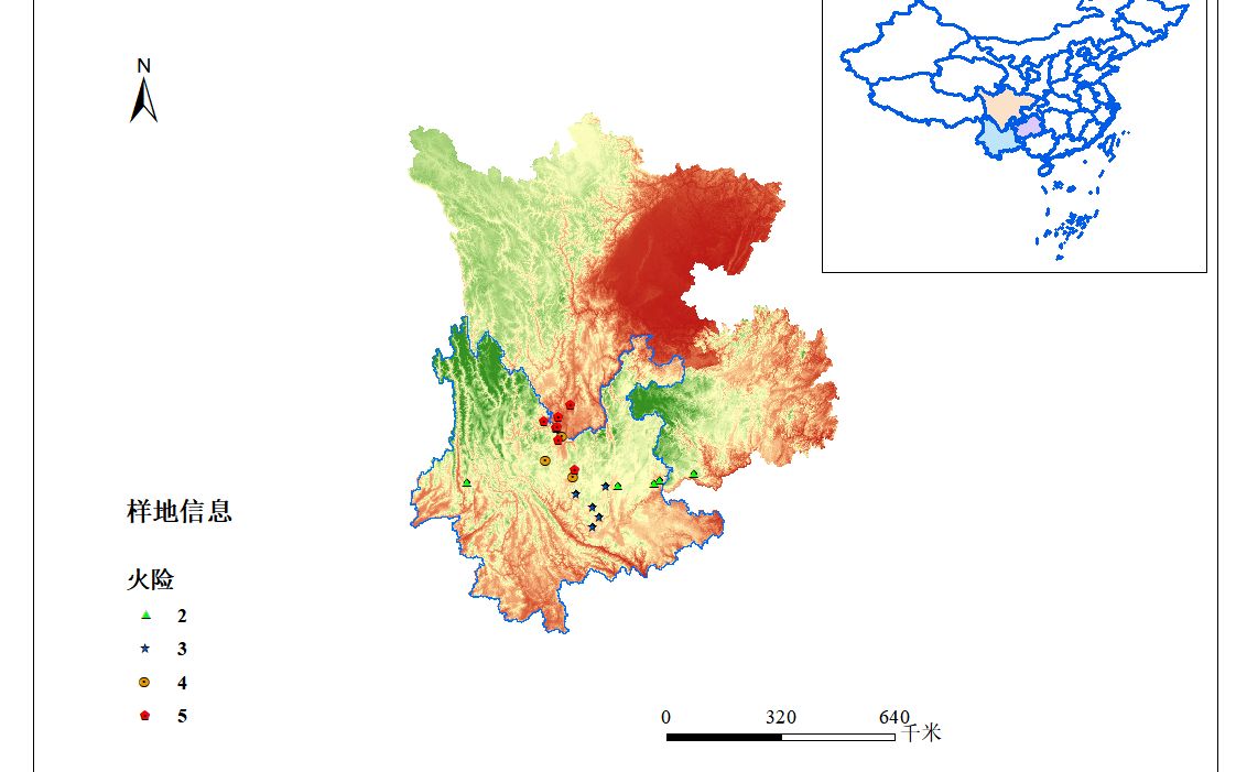 研究區地圖製作| 用arcgis做研究區概況圖詳細全過程!