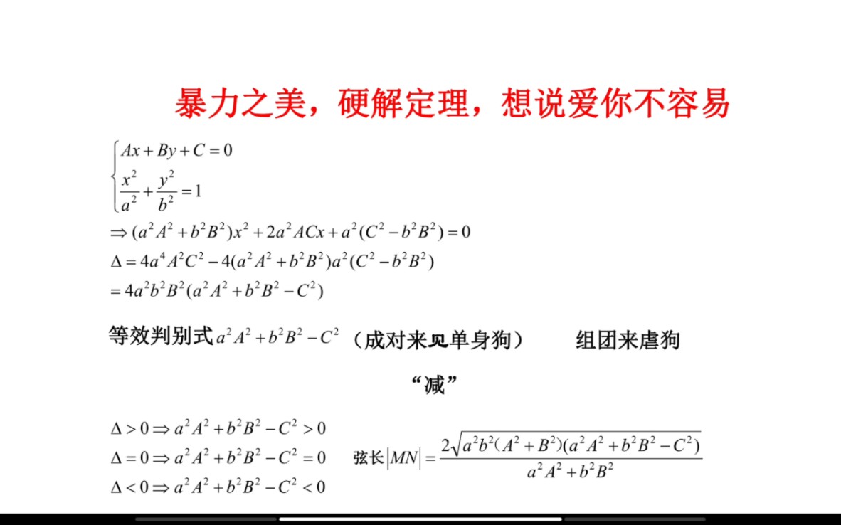 暴力之美,硬解定理,想说爱你不容易哔哩哔哩bilibili