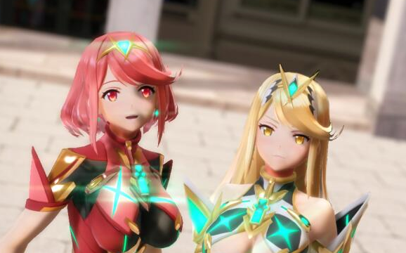 【MMD异度之刃2】诸君,我喜欢焰和光,还有大家!(ಡωಡ) Will you go out with me~_哔哩哔哩_bilibili