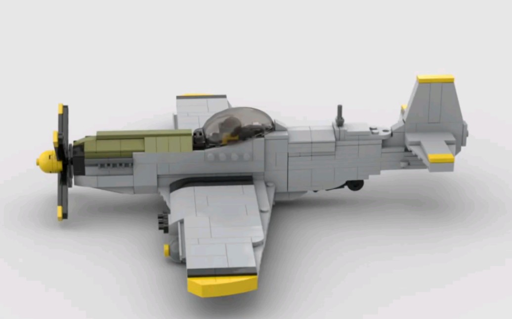 brickmaniap51d野马乐高第三方moc搭建教程