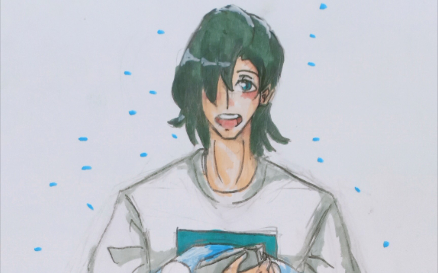 画一个可可爱爱的吉野顺平~早安,顺平~_哔哩哔哩_bilibili