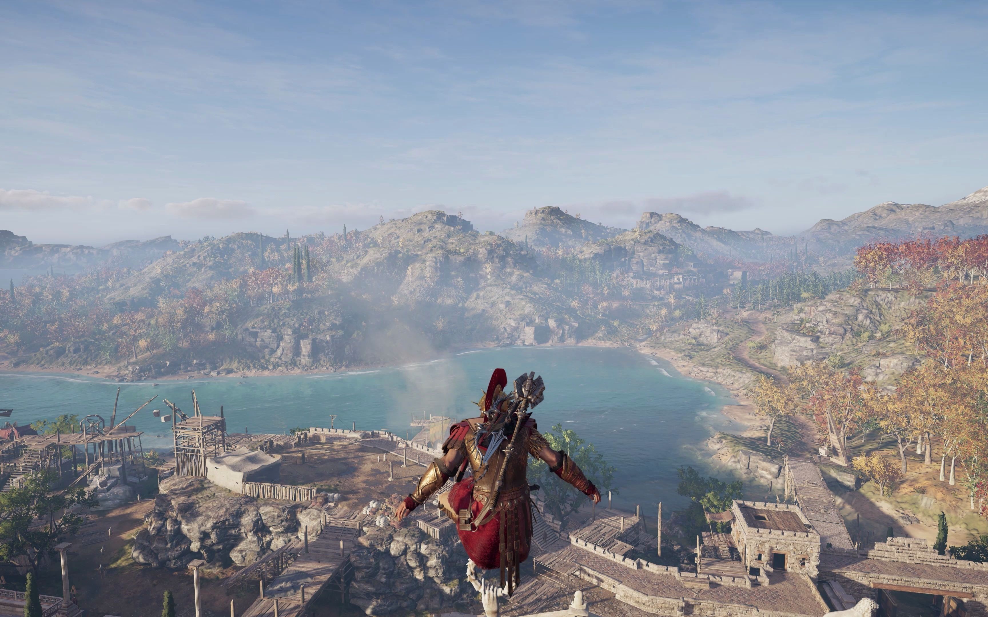 【4k60帧】刺客信条奥德赛鸟瞰画面