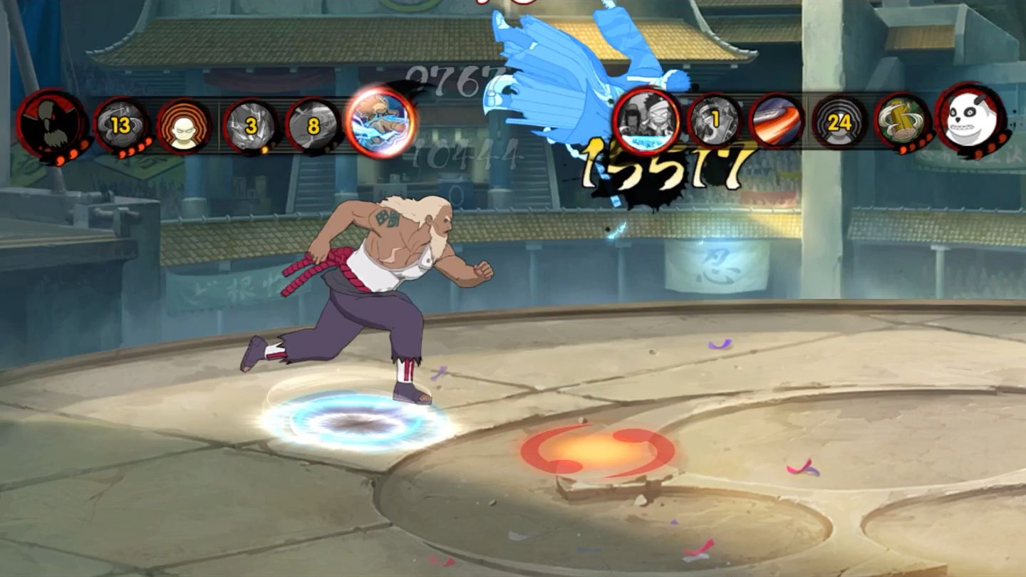 《火影忍者手游》20211001 刷熟练度练忍者三代雷影反3新忍法帖s天道