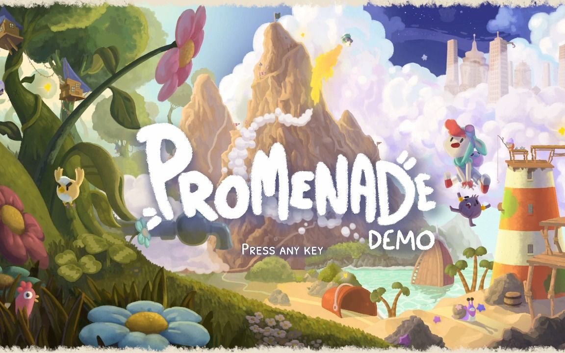 2d平台冒险跳跃游戏——《promenade》demo