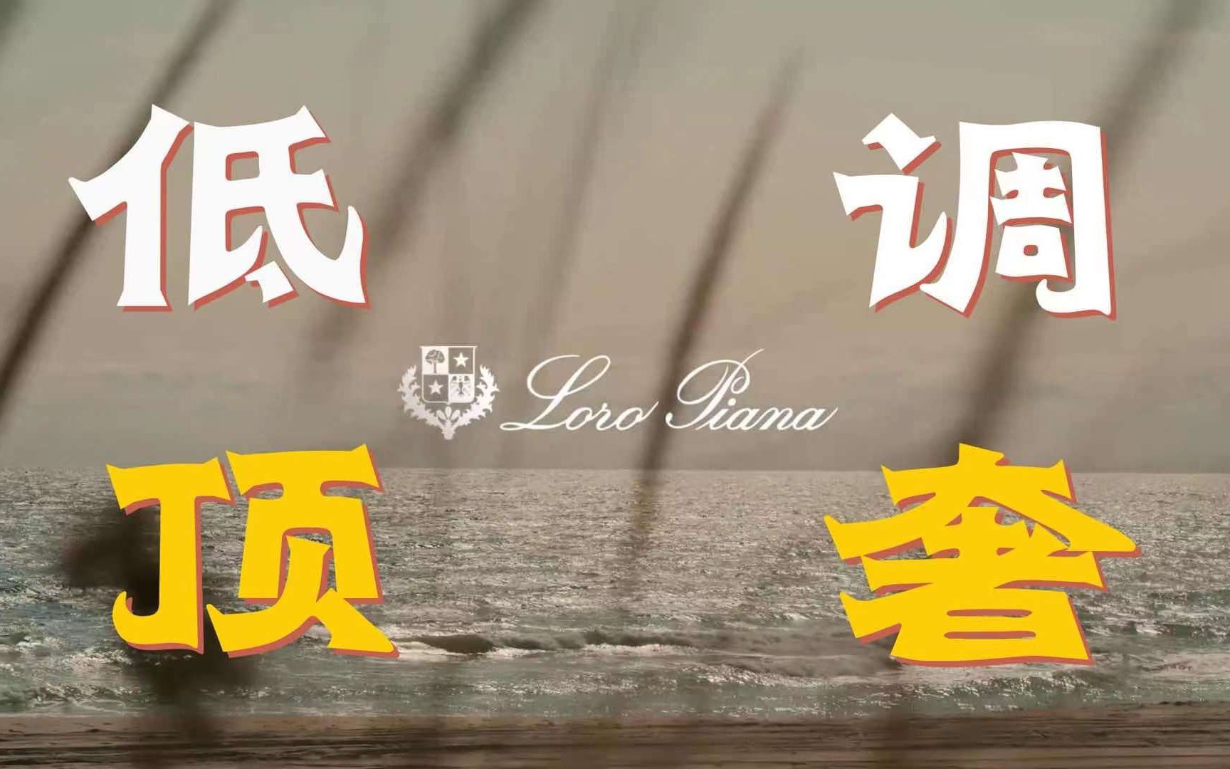 【品牌介绍】 Loro Piana:低调,是最奢侈的品质哔哩哔哩bilibili