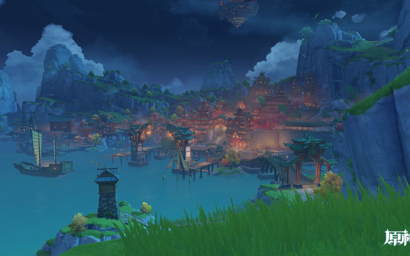 璃月港延时摄影