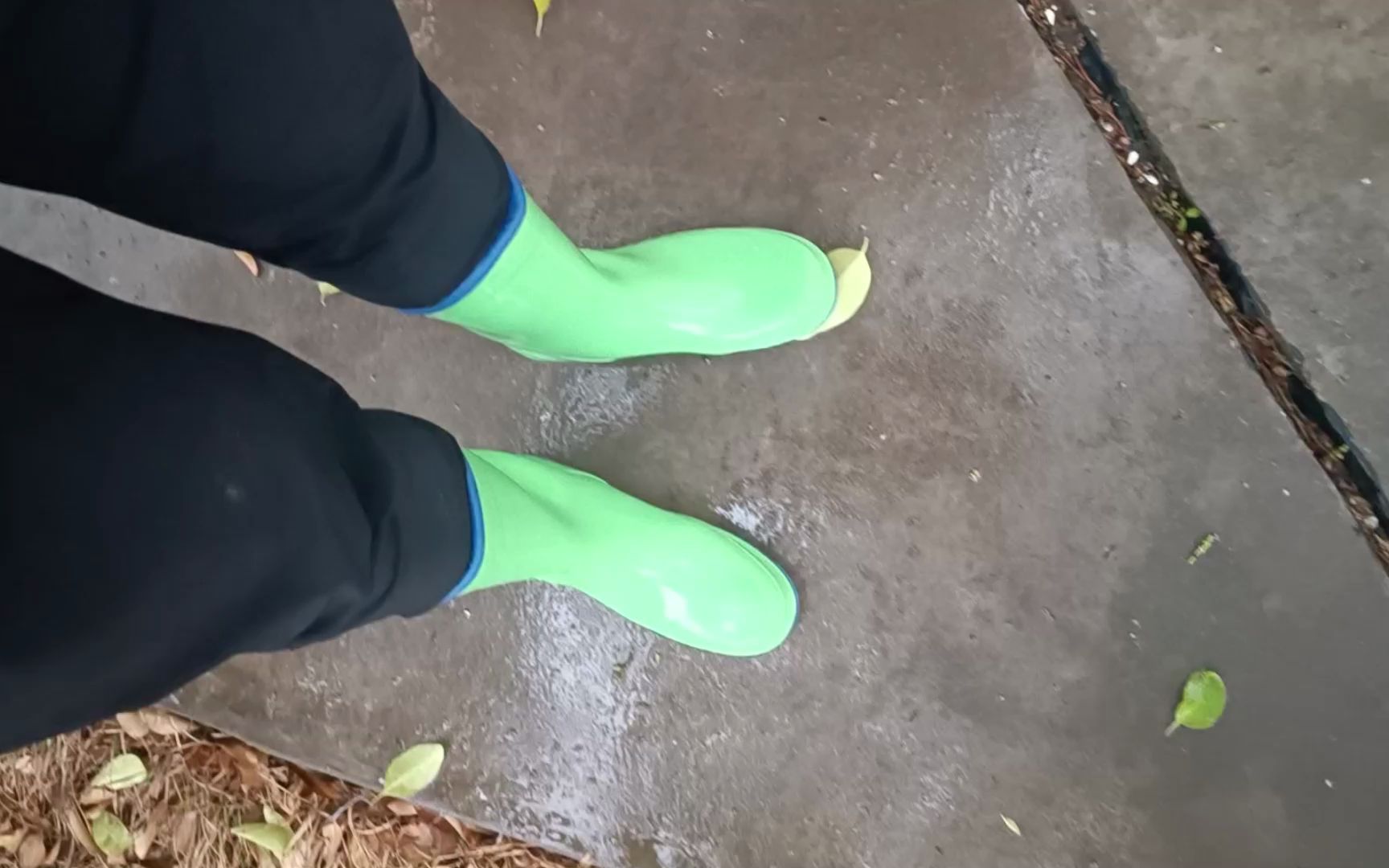 romika雨靴(绿)雨天踩水