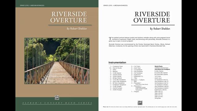 [图]【管樂團】河畔序曲 Riverside Overture 4级 / 00-47288