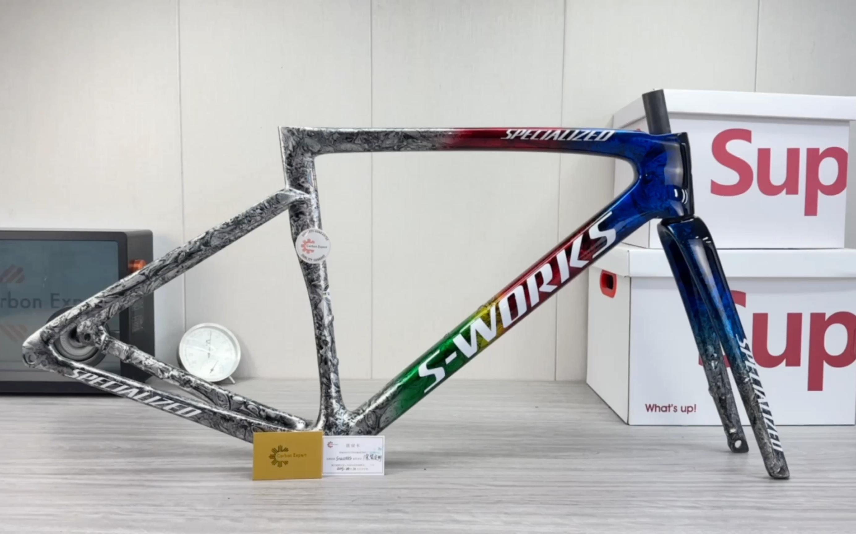 s-works公路自行车涂装定制交工