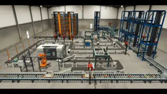 factory io 程序仿真设计 PLC控制 数字孪生 流水线 码垛机立体仓库 电梯