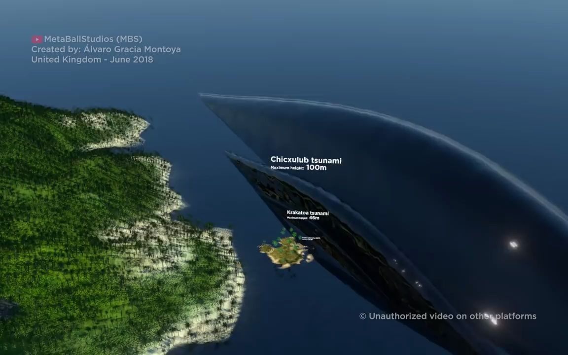 海浪与海啸3d大小对比