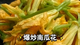 今天才知道 南瓜花也可以吃 教你最好吃的做法 比吃肉还要香 哔哩哔哩 つロ干杯 Bilibili