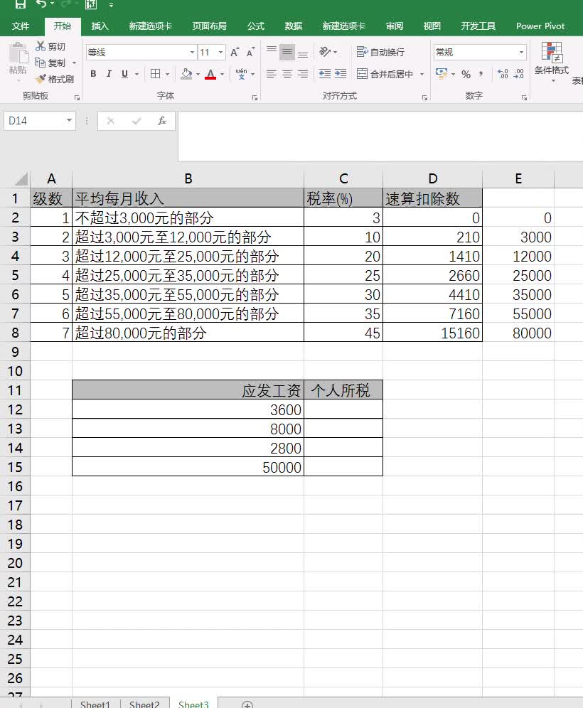 if计算最新的个人所得税哔哩哔哩bilibili