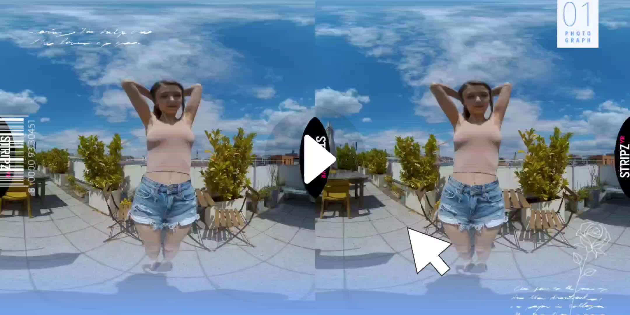 【vr】乌克兰美女mila azul的日常 天台观光 part.