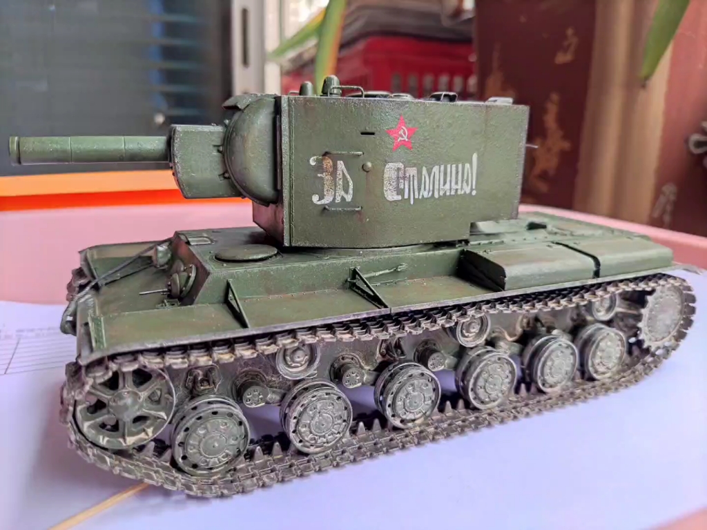 模型翻新,kv2坦克.