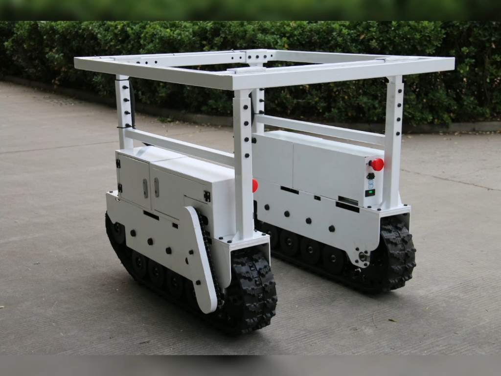 小型电动龙门式履带底盘