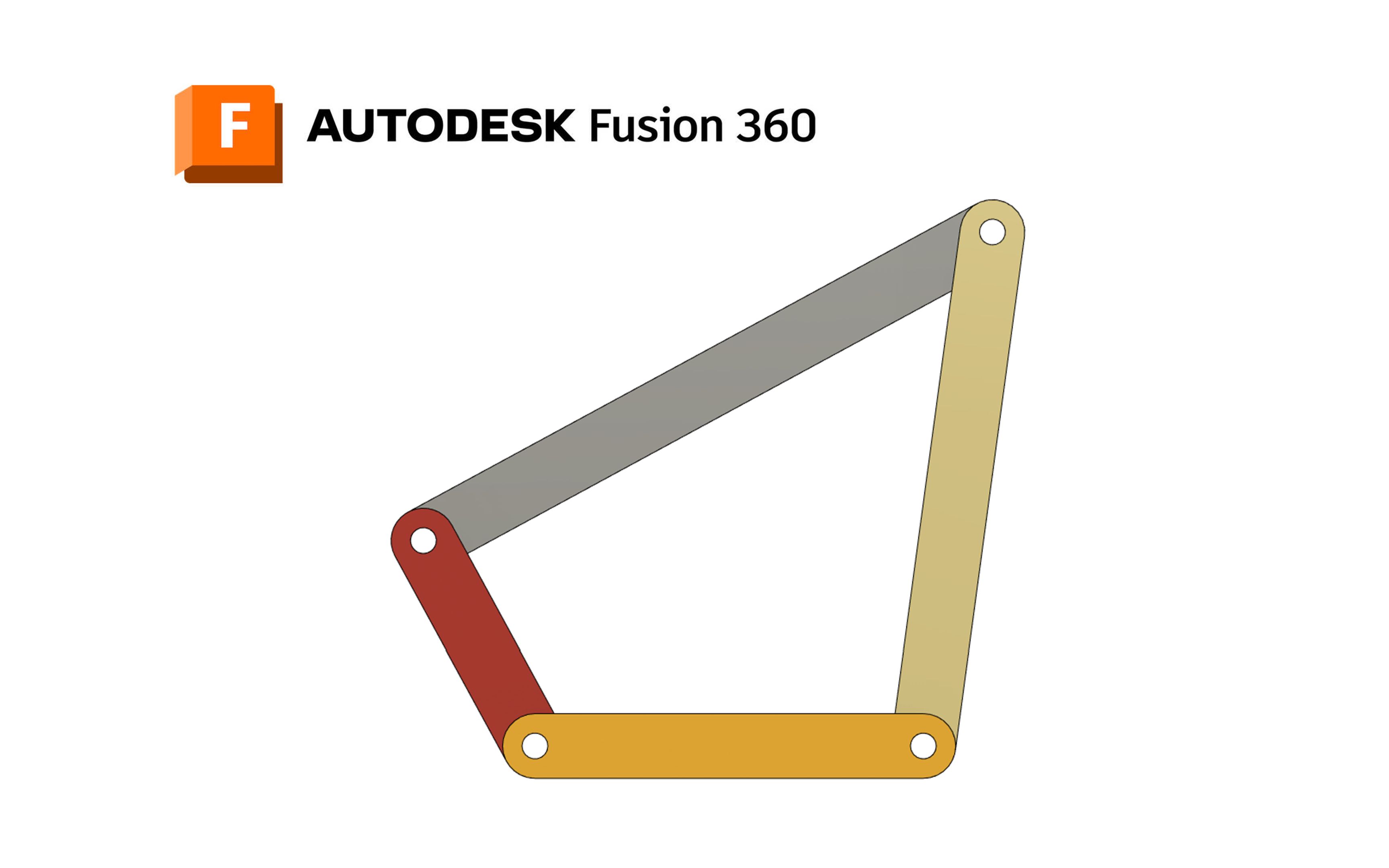 fusion360 运动仿真---曲柄摇杆机构