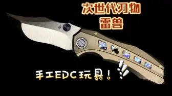 Descargar video: 【大佬的收藏】次世代刃物 雷兽 真的很不错的手工小折