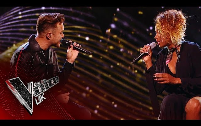 英国好声音超棒的导师们的男女合唱