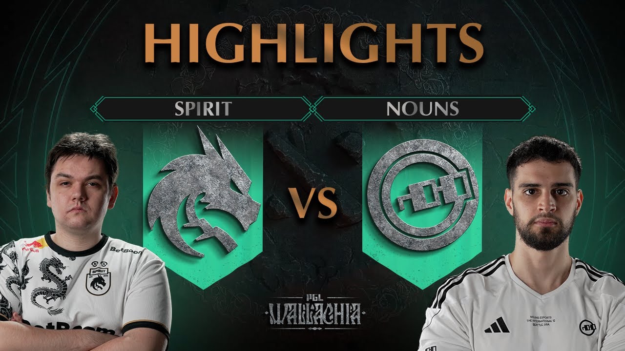 [PGL瓦拉几亚S1小组赛] Team Spirit vs nouns  PGL Wallachia S1 l电子竞技热门视频