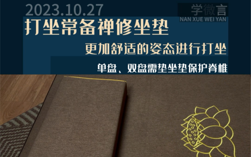 打坐常备禅修坐垫,坐具斜坡式设计,可折叠便于存放、上下垫设有拉链便于清洗、外套:棉麻,内胆椰棕.哔哩哔哩bilibili