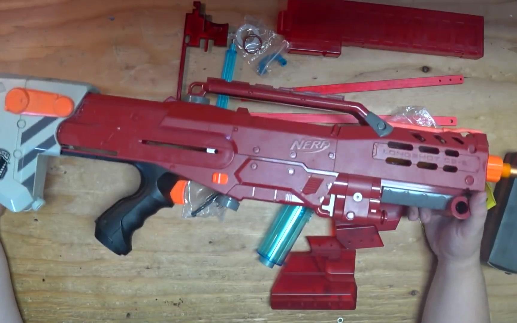 modnerf红长狙改装工匠大师长狙套件