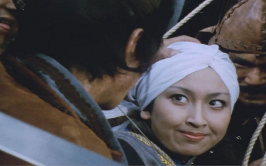 日版水浒传扈三娘被朱武捉住吐朱武一脸口水