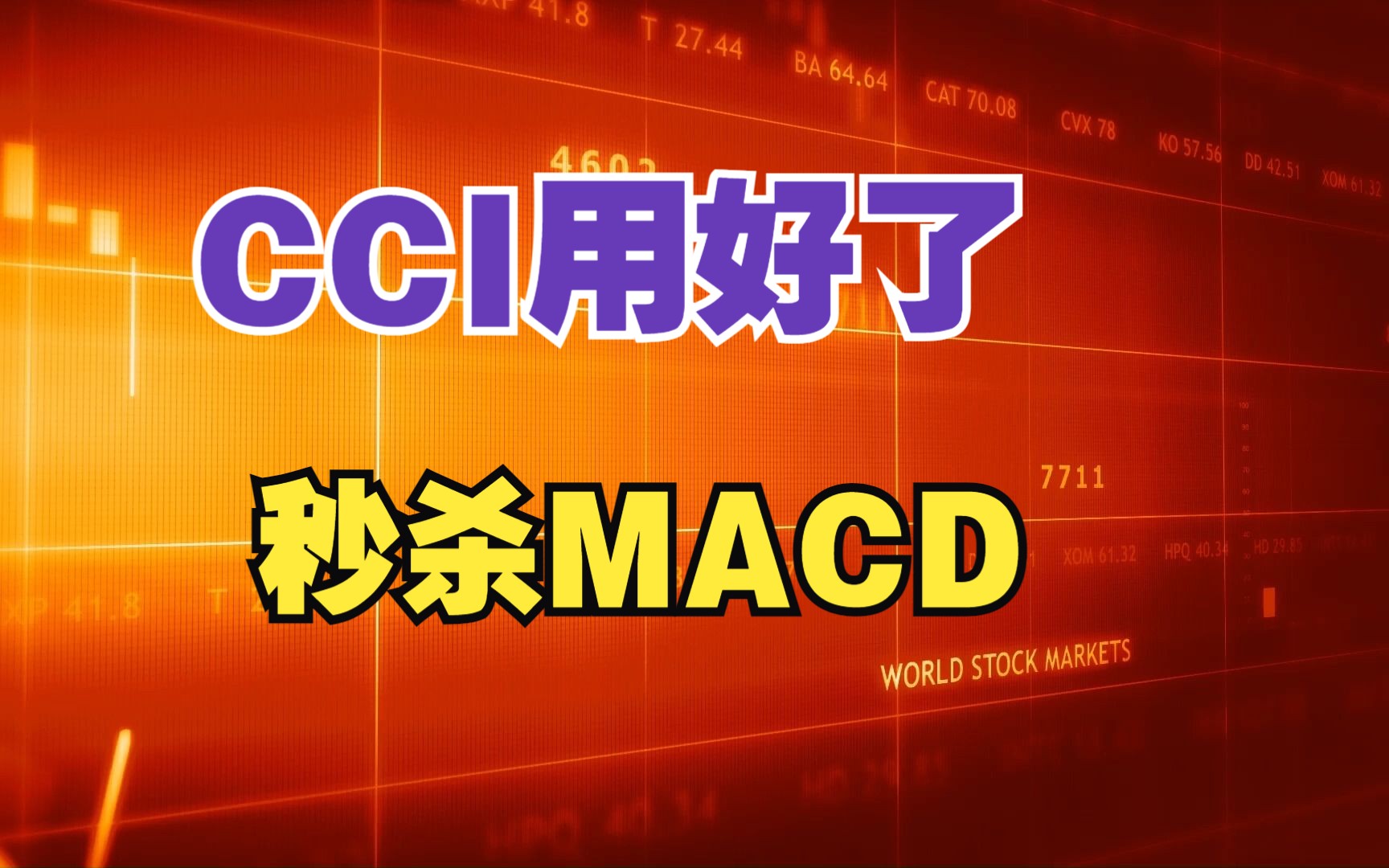 主力最痛恨的短线指标——CCI,千万别小看,用好了秒杀MACD,成功率极高,建议散户抓紧学习赚翻天!哔哩哔哩bilibili