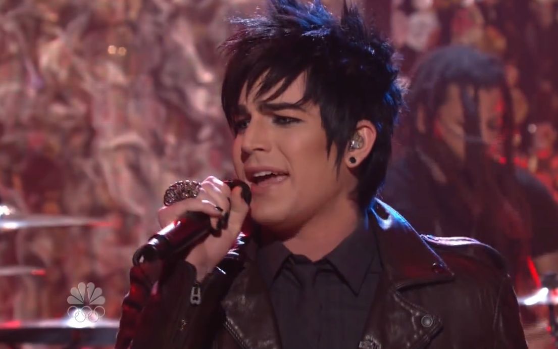 [图]【刚出道的当爷】Adam Lambert - Whataya Want From Me (Late Night with Conan O'Brien 2009)