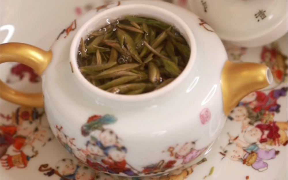 爱茶人的快乐换新茶席《茶器景德镇高端品牌珐琅彩珏(jue)窑》哔哩哔哩bilibili