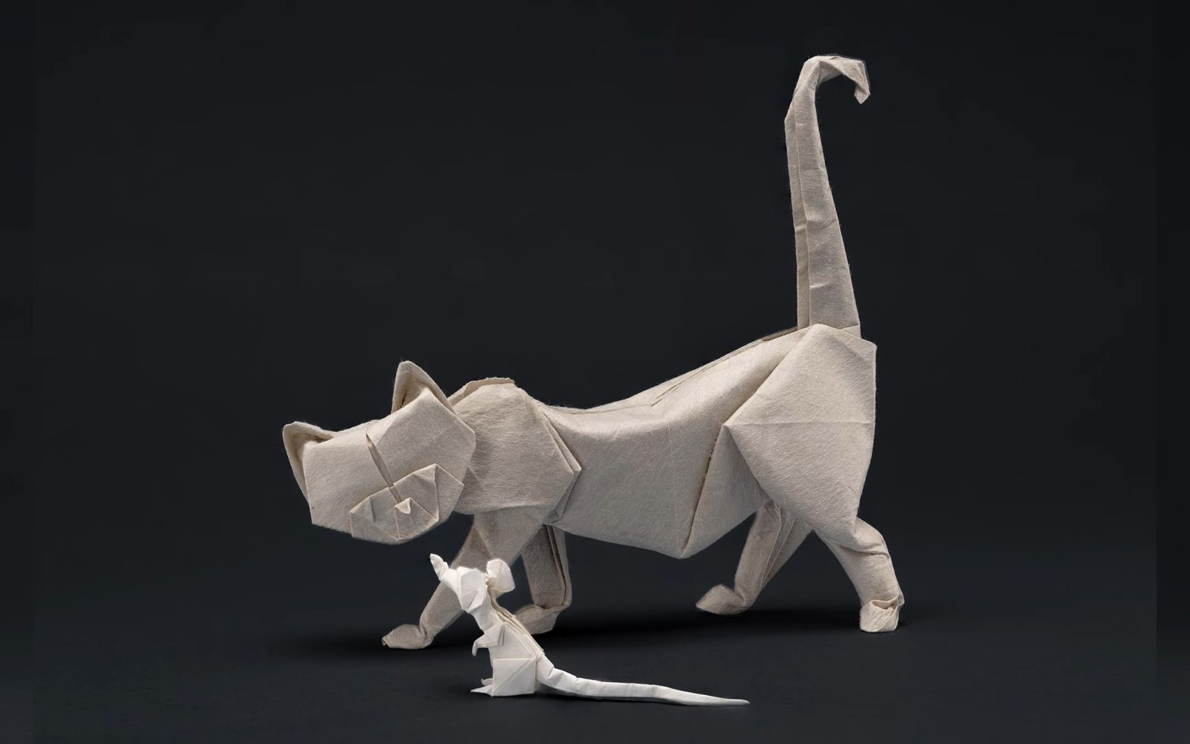 【mariano zavala】猫折纸教程origami cat (eric joisel)