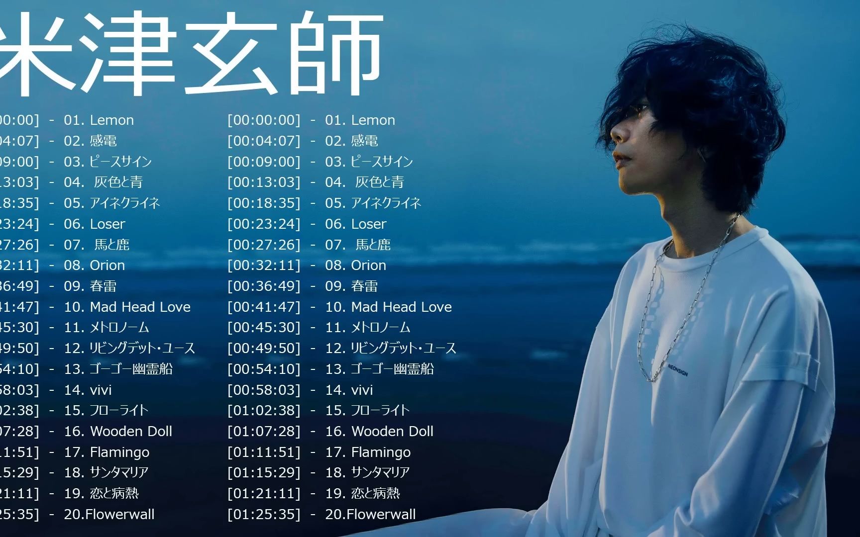 best song kenshi yonezu(米津玄師)