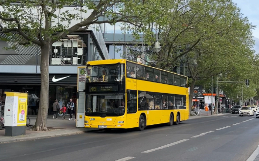 柏林公交bvg m29路出站 (man a39)