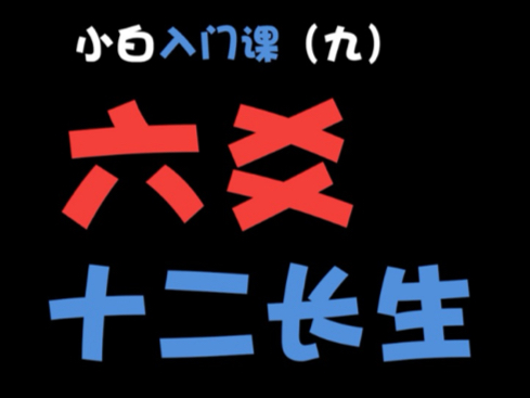 六爻入门之十二长生是什么哔哩哔哩bilibili