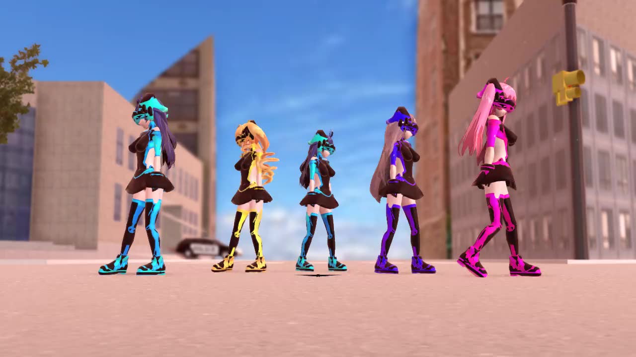 【超级英雄女团 mmd】一骑当千
