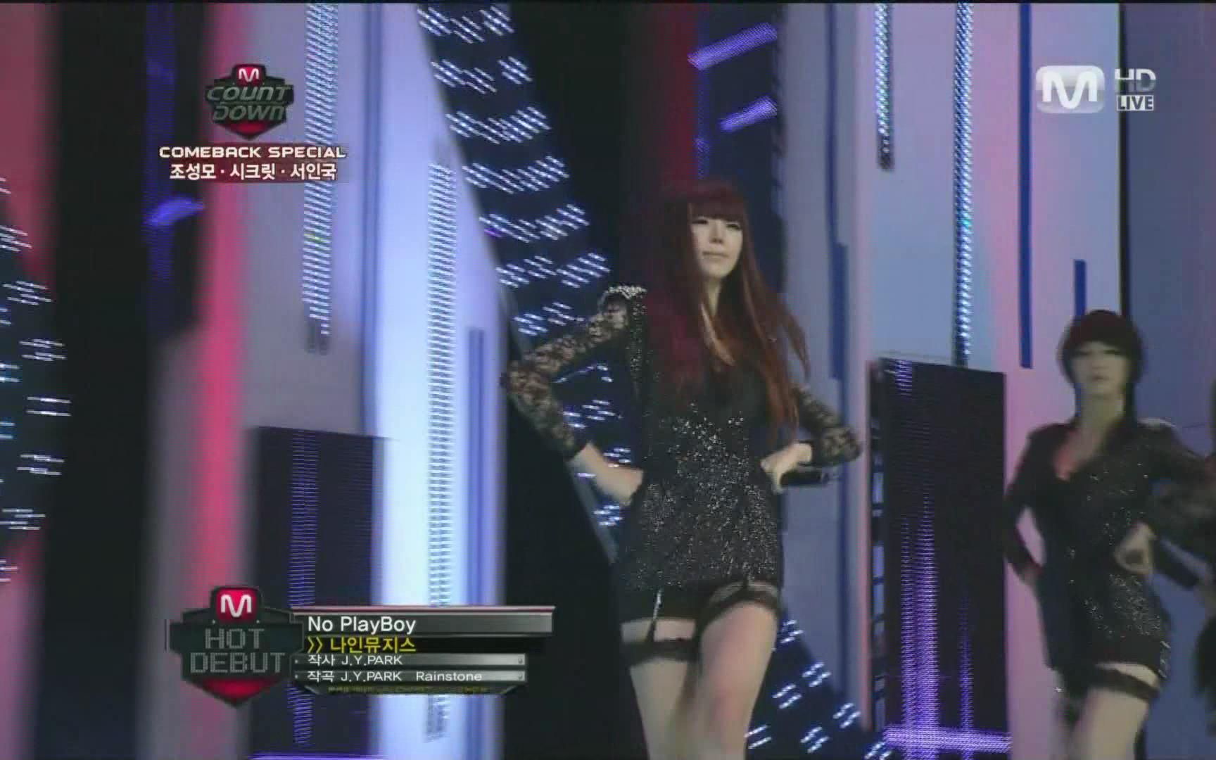 [图]Nine Muses - No Playboy (100812 Mnet M!Countdown)