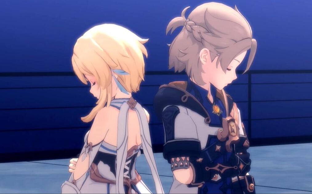 【原神mmd】the map that leads to you 阿贝多76荧_哔哩哔哩_bili