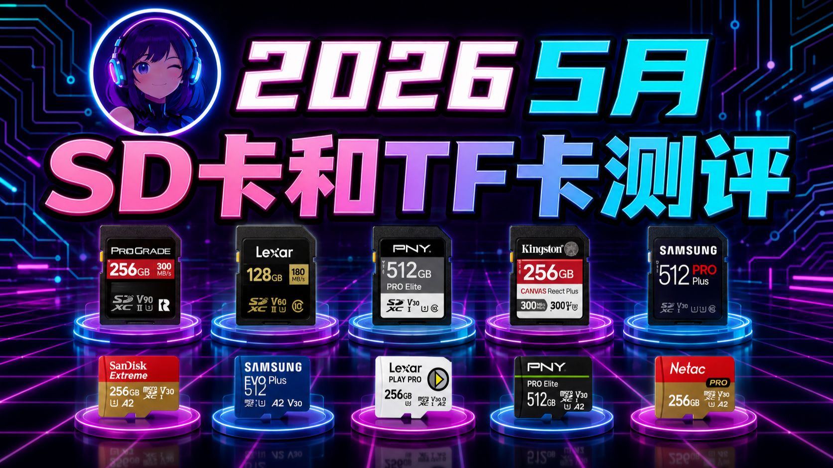 【拒绝智商税】2026最新TF卡内存卡选购指南|致态三星闪迪雷克沙监控行车记录仪Switch游戏掌机无人机4K原厂MLC颗粒避坑