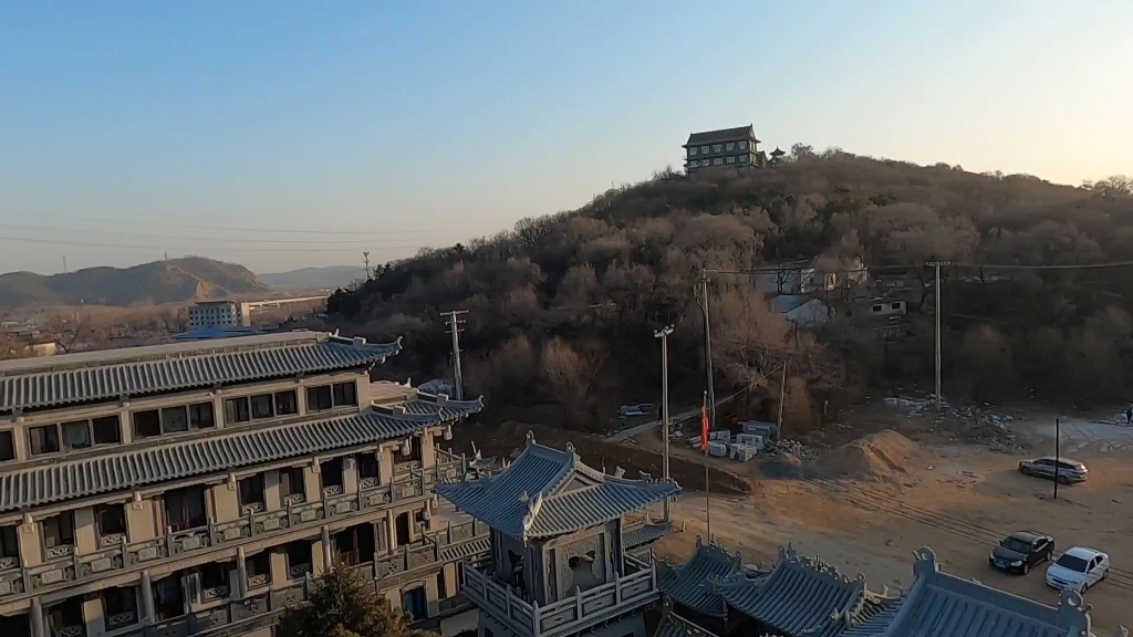 铁岭龙首山太阳庙.3寸涵道穿越机.狗8